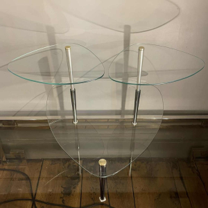 EDOARDO PAOLI, Table Basse / Présentoir de Magasin Modulable, 3 plateaux, 1950s