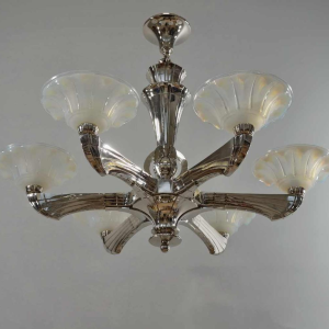 Jean Gauthier (EZAN) : lustre art déco, 1930 France
