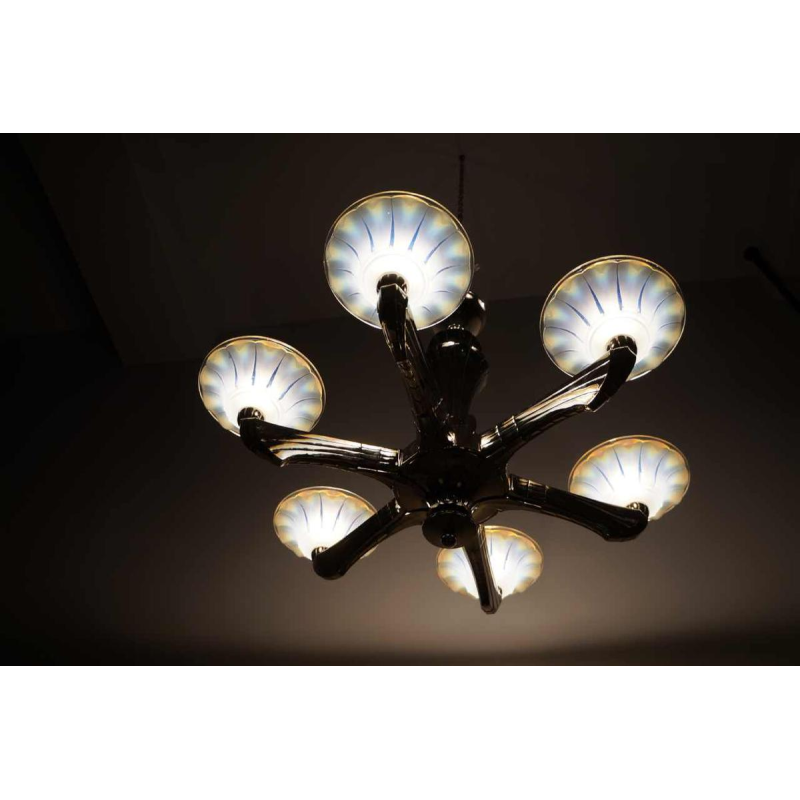 Jean Gauthier (EZAN) : lustre art déco, 1930 France