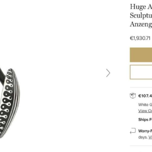 ANZENGRUBER KERAMIK, Sculpture Femme Africaine Watusi nue au bouclier céramique