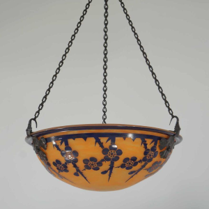 SCHNEIDER le verre Français : suspension art déco , 1920 France