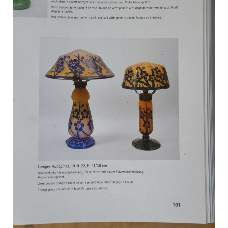 SCHNEIDER le verre Français : suspension art déco , 1920 France