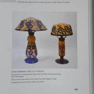 SCHNEIDER le verre Français : suspension art déco , 1920 France