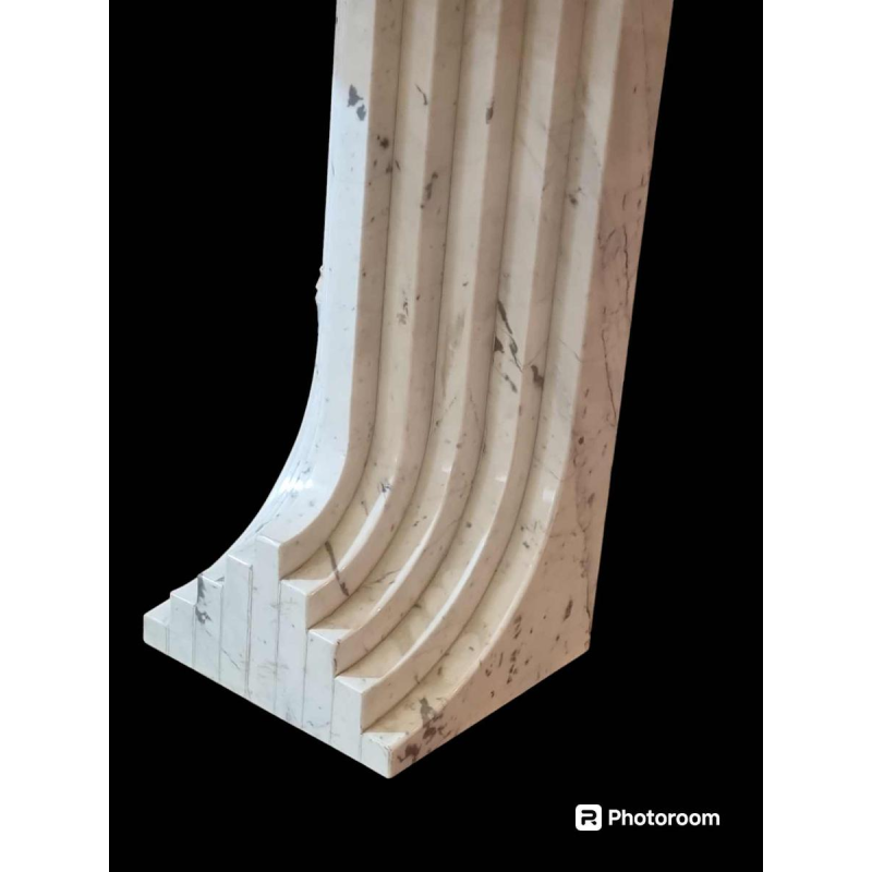 Carlo Scarpa, Carrara marmeren tafel, Italiaans ontwerp, jaren 1970