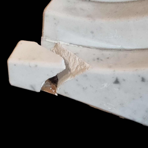 Carlo Scarpa, Carrara marble table, Italian design 1970s