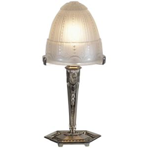 Maynadier & Muller frères : lampe art déco. France 1930