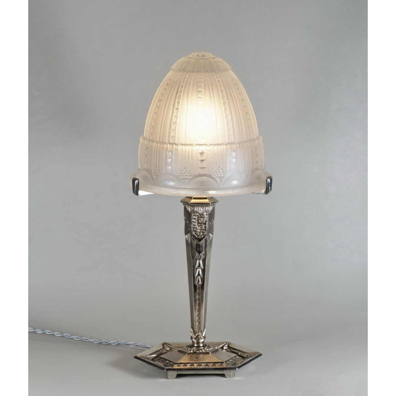 Maynadier & Muller freres : Franse 1930 art deco lamp