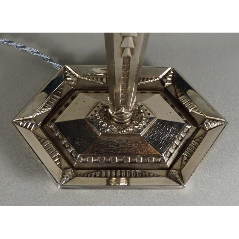 Maynadier & Muller frères : lampe art déco. France 1930
