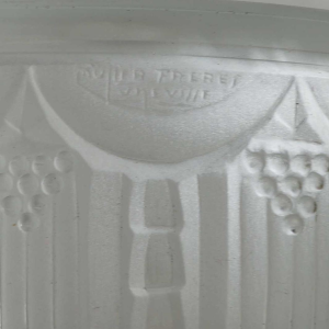 Maynadier & Muller frères : lampe art déco. France 1930