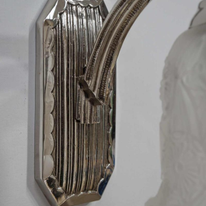 Hettier et Vincent : paire d'appliques art deco, 1930 France