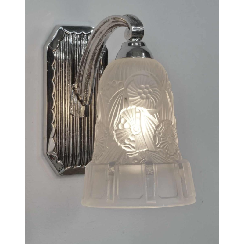 Hettier & Vincent : een paar Franse 1930 art deco wandlampen