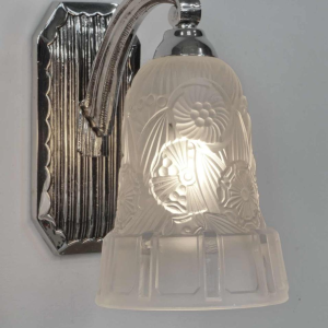 Hettier & Vincent : een paar Franse 1930 art deco wandlampen