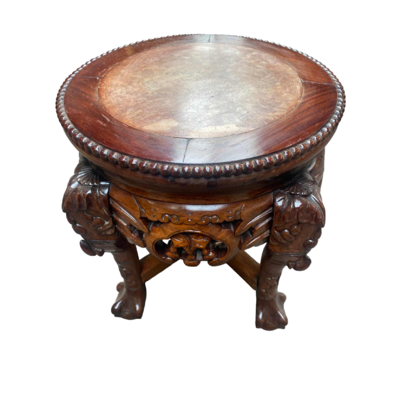 Petite table chinoise avec marbre