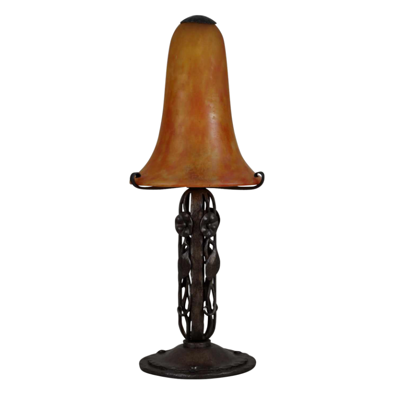 Daum : lampe art déco. France 1930
