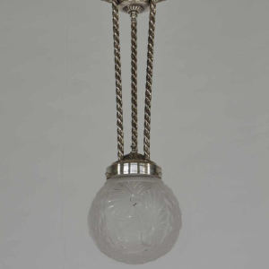 Petitot & Muller : Franse 1930 art deco hanglamp