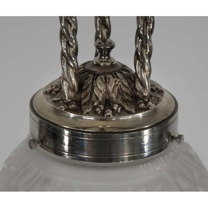 Petitot & Muller : Franse 1930 art deco hanglamp