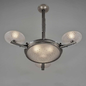 Muller freres: lustre art déco. France 1930