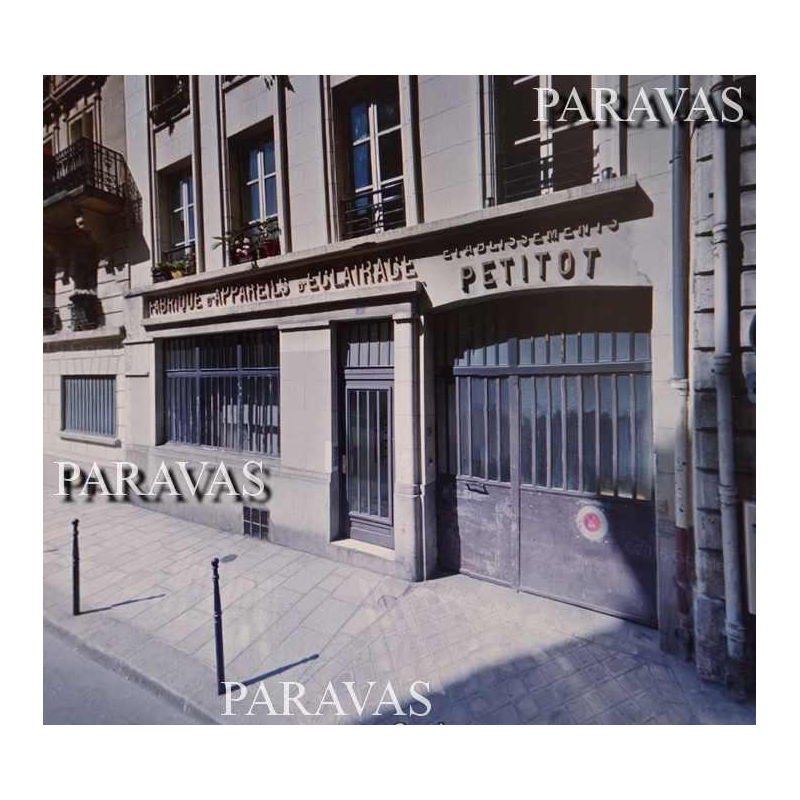 Petitot & Muller : suspension art déco. France 1930