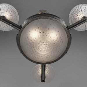 Muller freres: lustre art déco. France 1930