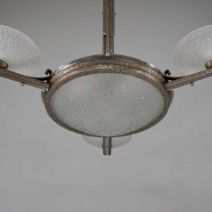 Muller freres: lustre art déco. France 1930