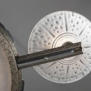 Muller freres : Franse 1930 art deco kroonluchter