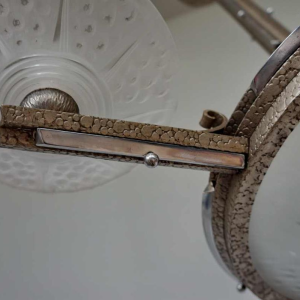 Muller freres : Franse 1930 art deco kroonluchter