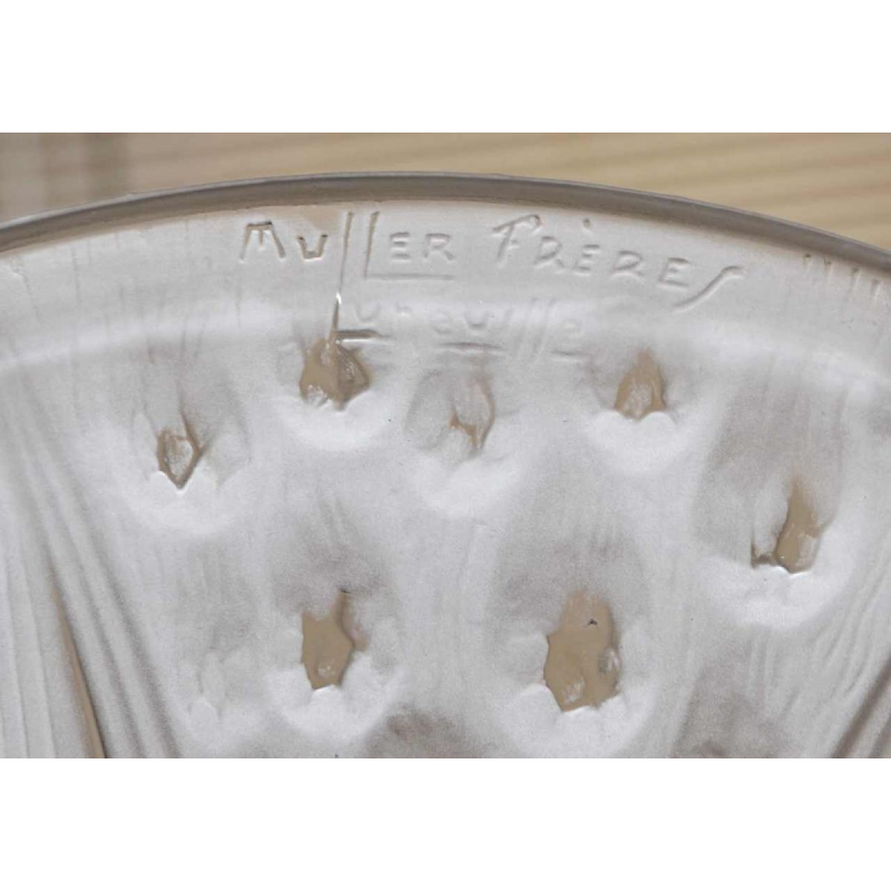 Muller freres: lustre art déco. France 1930