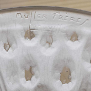 Muller freres : Franse 1930 art deco kroonluchter