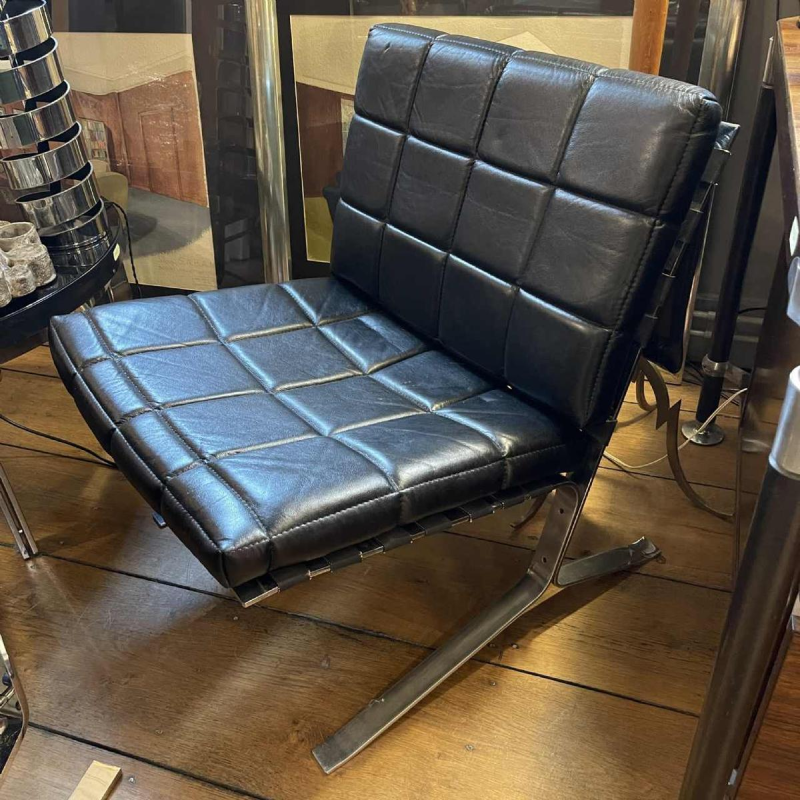 OLIVIER MOURGUE pour AIRBORNE "Joker" paire de fauteuils / lounge chairs 1960s