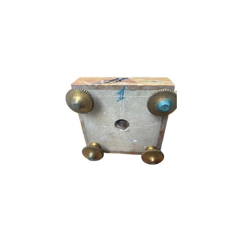 Pair of marble cassolettes