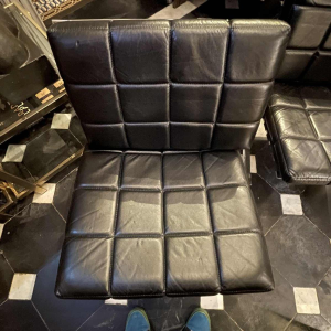 OLIVIER MOURGUE for AIRBORNE "Joker" pair of lounge chairs / armchairs 1960s