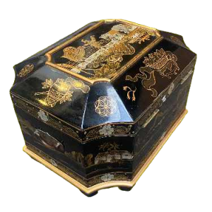 Chinese tea or jewellery box