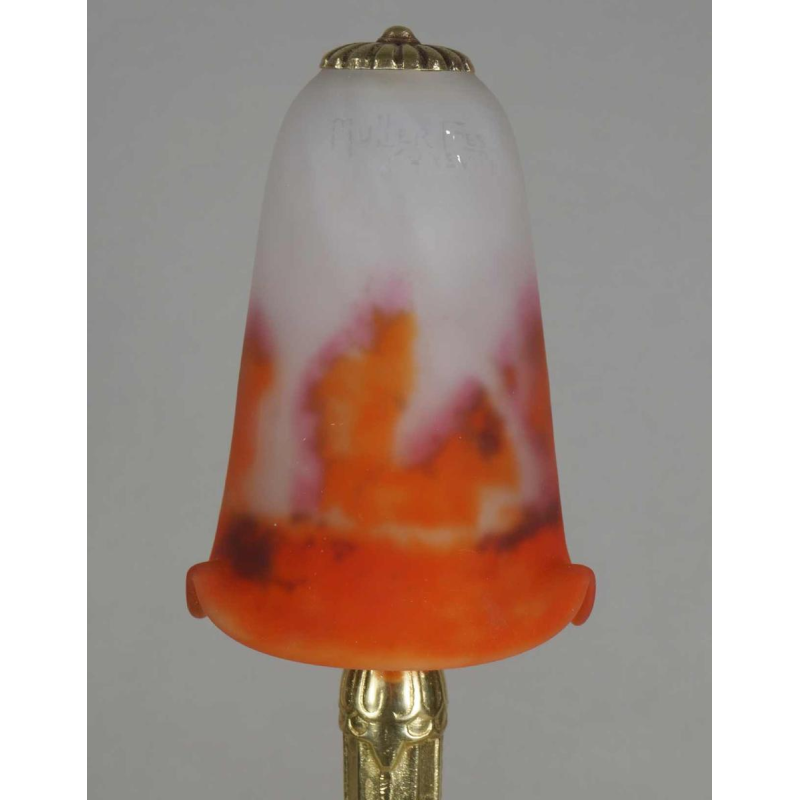 Muller frères : lampe art déco. France 1930