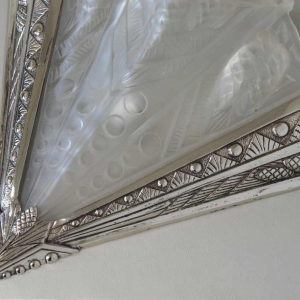 NOVERDY : paire d'appliques art déco , 1930 france