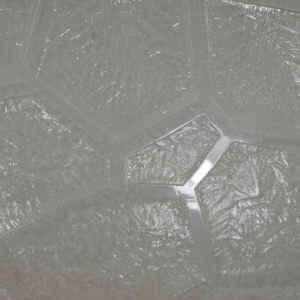 Noverdy : suspension art déco en verre gravé à l'acide, France 1930