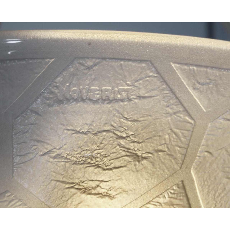 Noverdy : suspension art déco en verre gravé à l'acide, France 1930