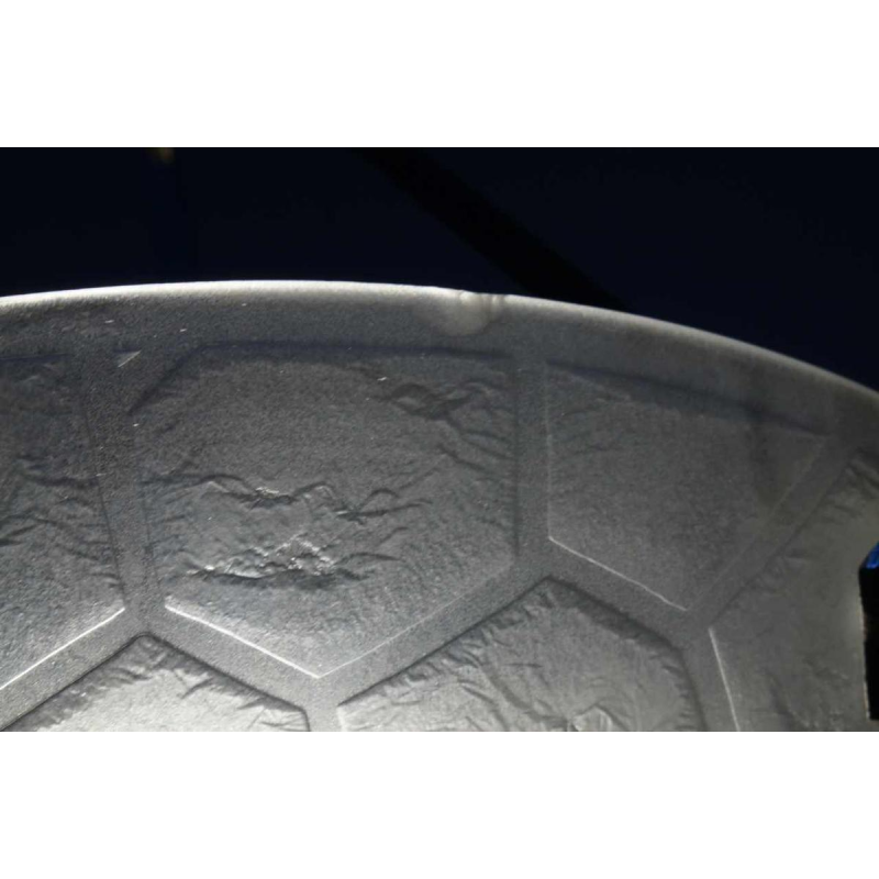 Noverdy : suspension art déco en verre gravé à l'acide, France 1930