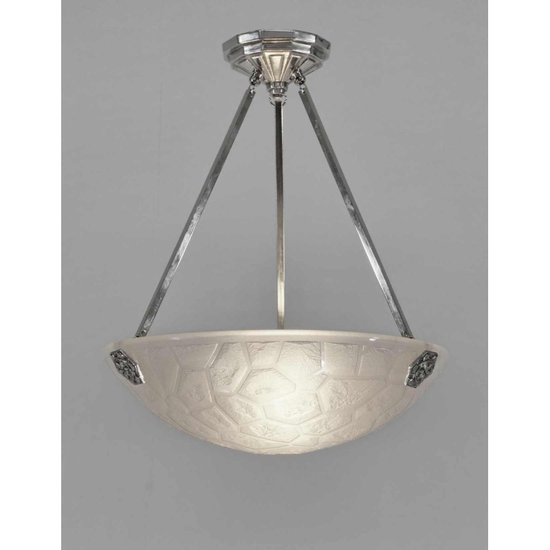 Noverdy : Franse 1930 art deco hanglamp