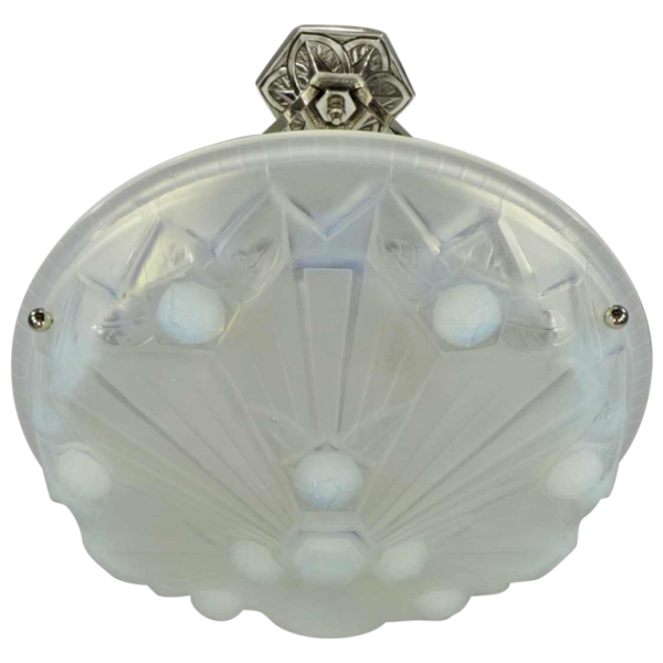 Jean Gauthier EJG: Franse 1930 art deco hanglamp