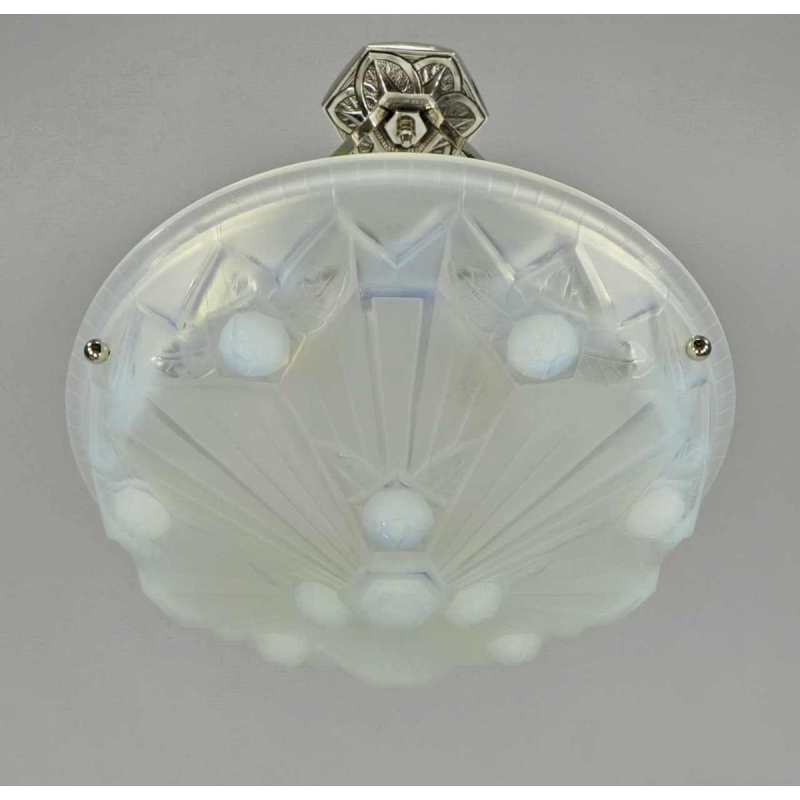 Jean Gauthier EJG : suspension art déco. France 1930