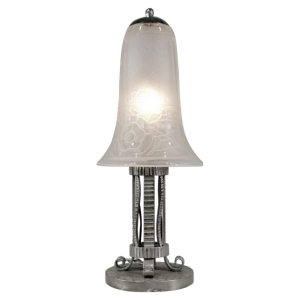 H.Fournet & A.Delatte : lampe art déco. France 1930