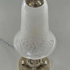 H.Fournet & A.Delatte : lampe art déco. France 1930