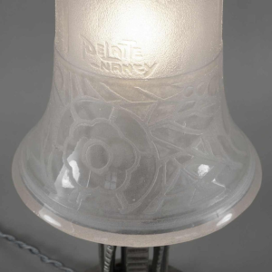 H.Fournet & A.Delatte : lampe art déco. France 1930