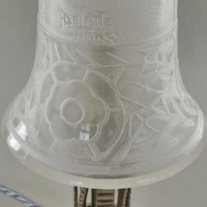 H.Fournet & A.Delatte : lampe art déco. France 1930