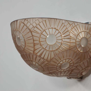 Simonet frères : paire d'appliques art deco, 1930 France