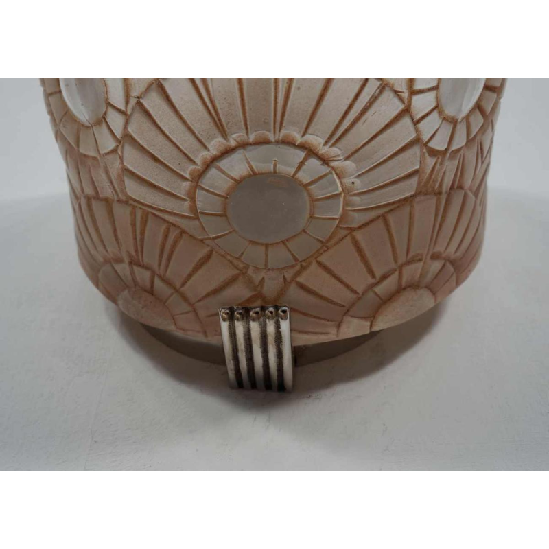 Simonet frères : paire d'appliques art deco, 1930 France