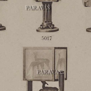 H.Fournet & A.Delatte : lampe art déco. France 1930