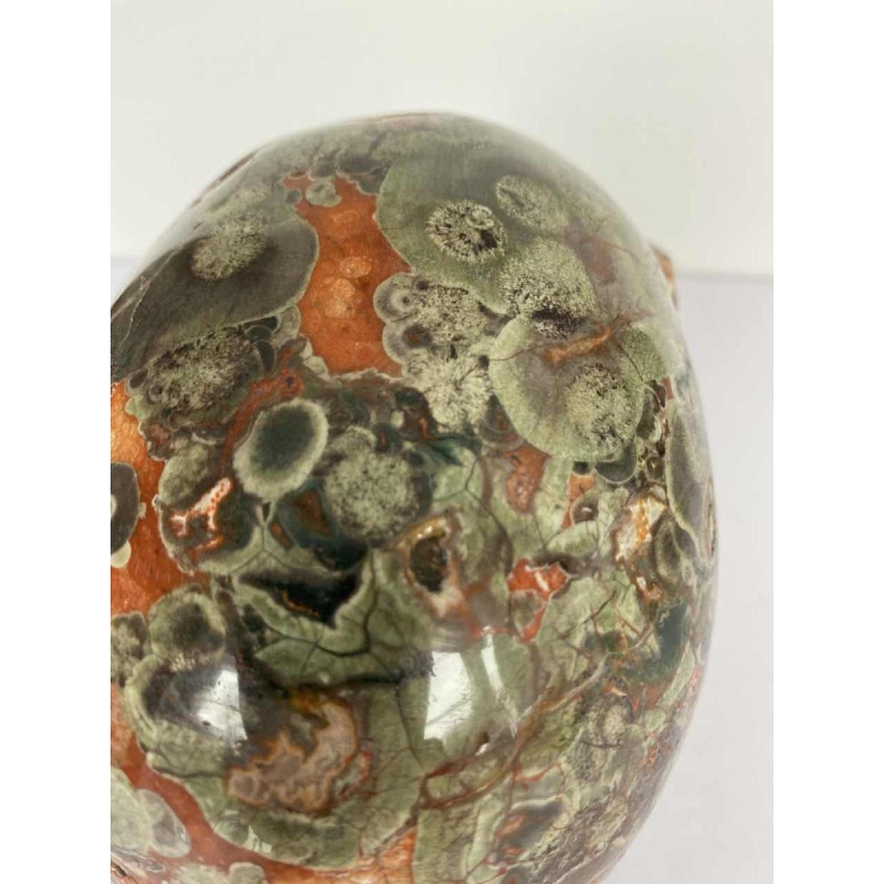 Vanitas' sculpture of a mushroom jasper skull, 21st c