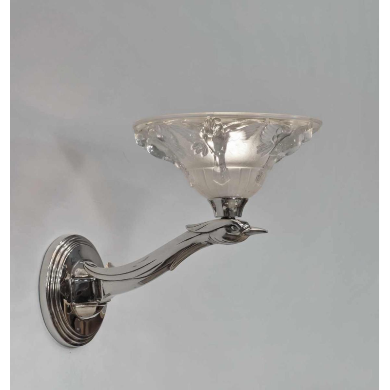 Boris Lacroix : een paar Franse 1935 art deco wandlampen