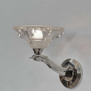 Boris Lacroix : a pair of French 1935 art deco wall sconces ... France